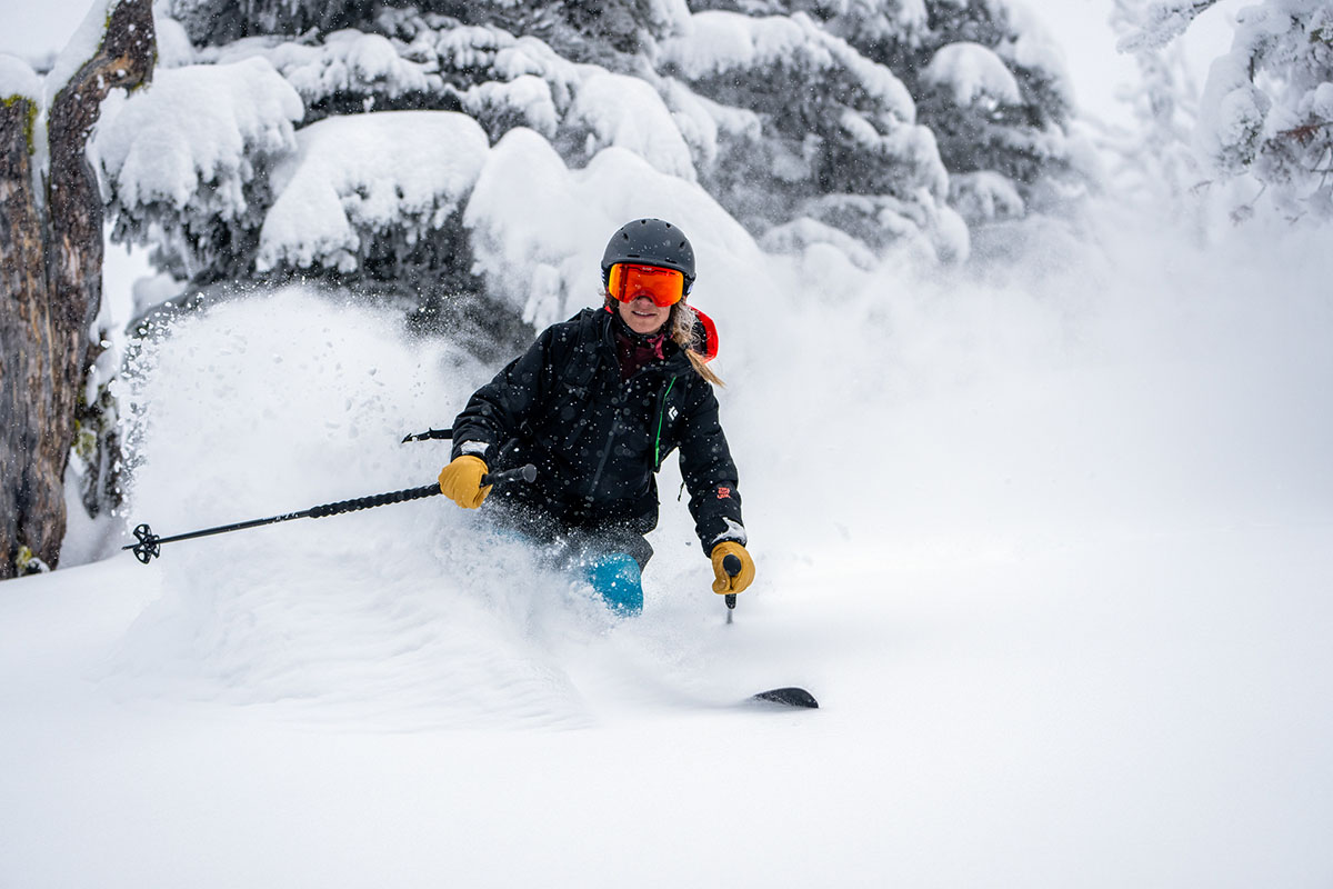 Ski poles (skiing deep powder with Folkrm Wyeast)